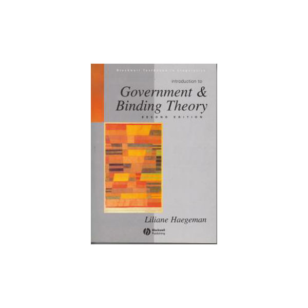 Government and Binding Theory Second Edition