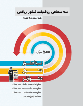 سه سطحی ریاضی کنکور رشته ریاضی پایه دهم و یازدهم قلم چی
